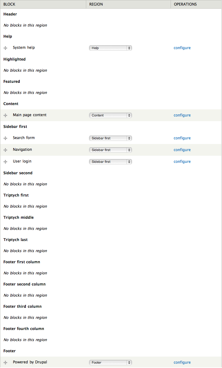 Bartik block configuration example